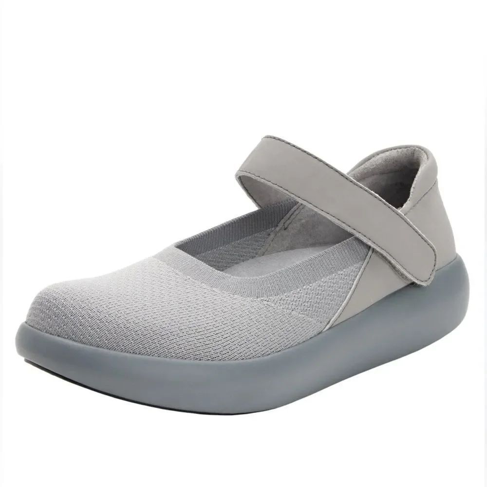 Alegria PG Lite OLIVIA Gray Dream Fit Textile Mary Jane Support Shoes